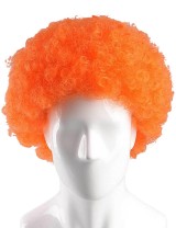 Flag-001 Color Afro Wig~Orange